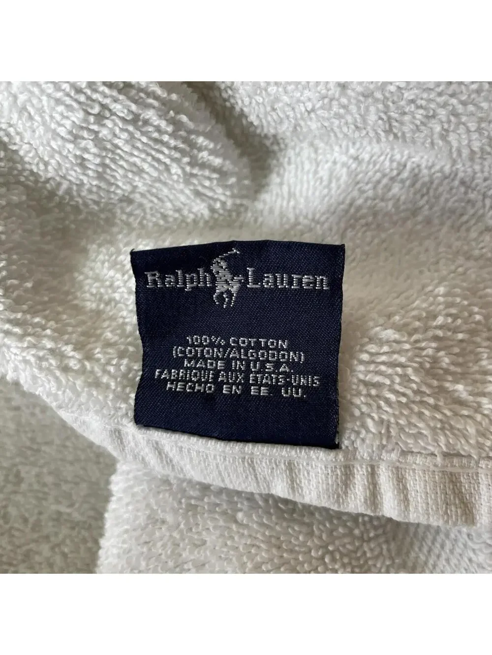 Vtg Ralph Lauren POLO JEANS COMPANY MOTORCYCLE Huge Jumbo Beach Towel